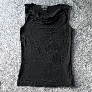 Banana Republic Black Sleeveless Cowl Neck Tank Top Size XS